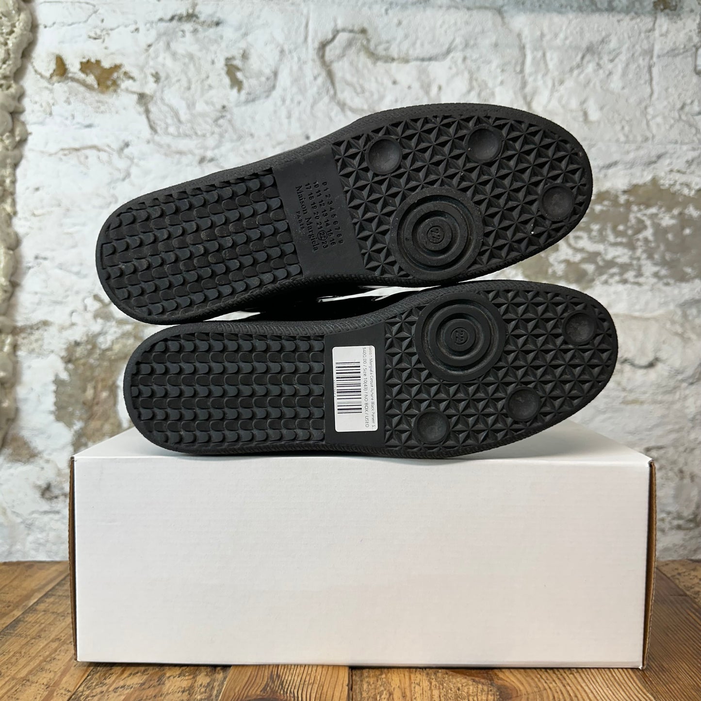 Maison Margiela Circuit Future Black Patent Sneaker Sz 10 (43)
