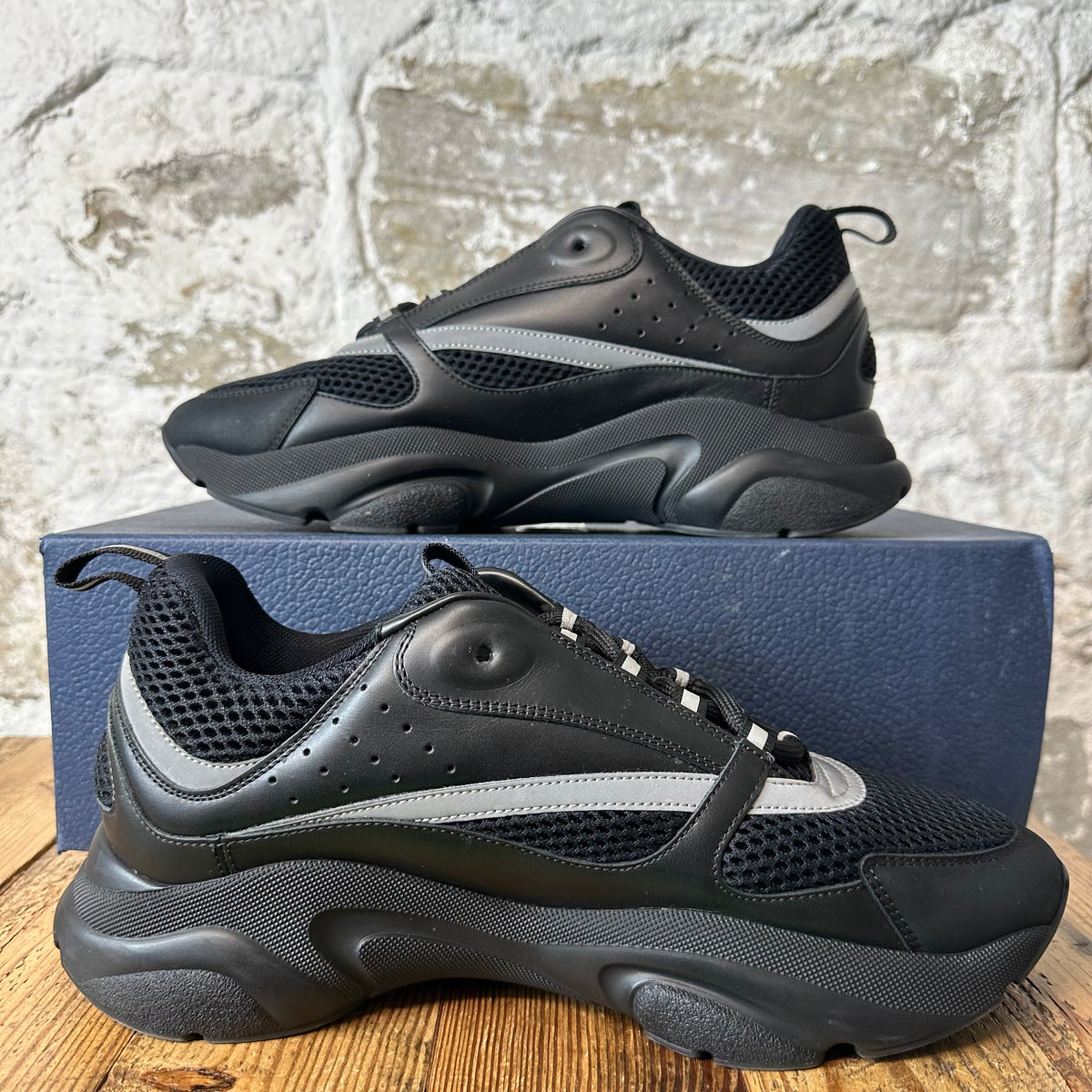 Dior B22 Triple Black Sneaker Sz 10 (43)