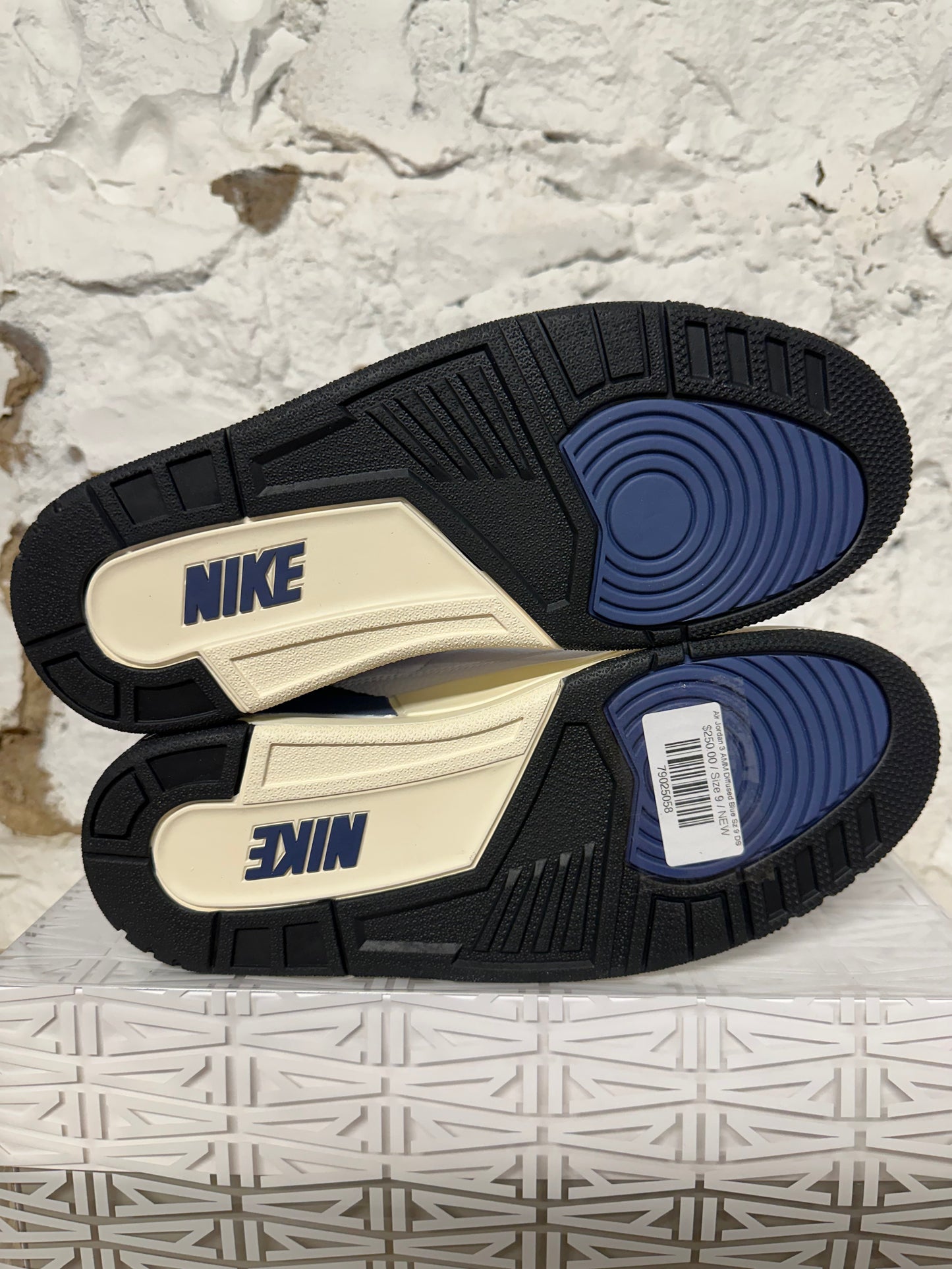 Air Jordan 3 A Ma Maniere Diffused Blue Sz 9 DS