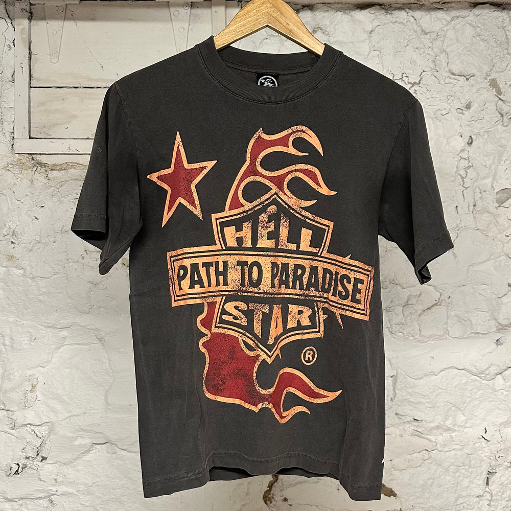 Hellstar Path To Paradise Grey T-Shirt Sz XS