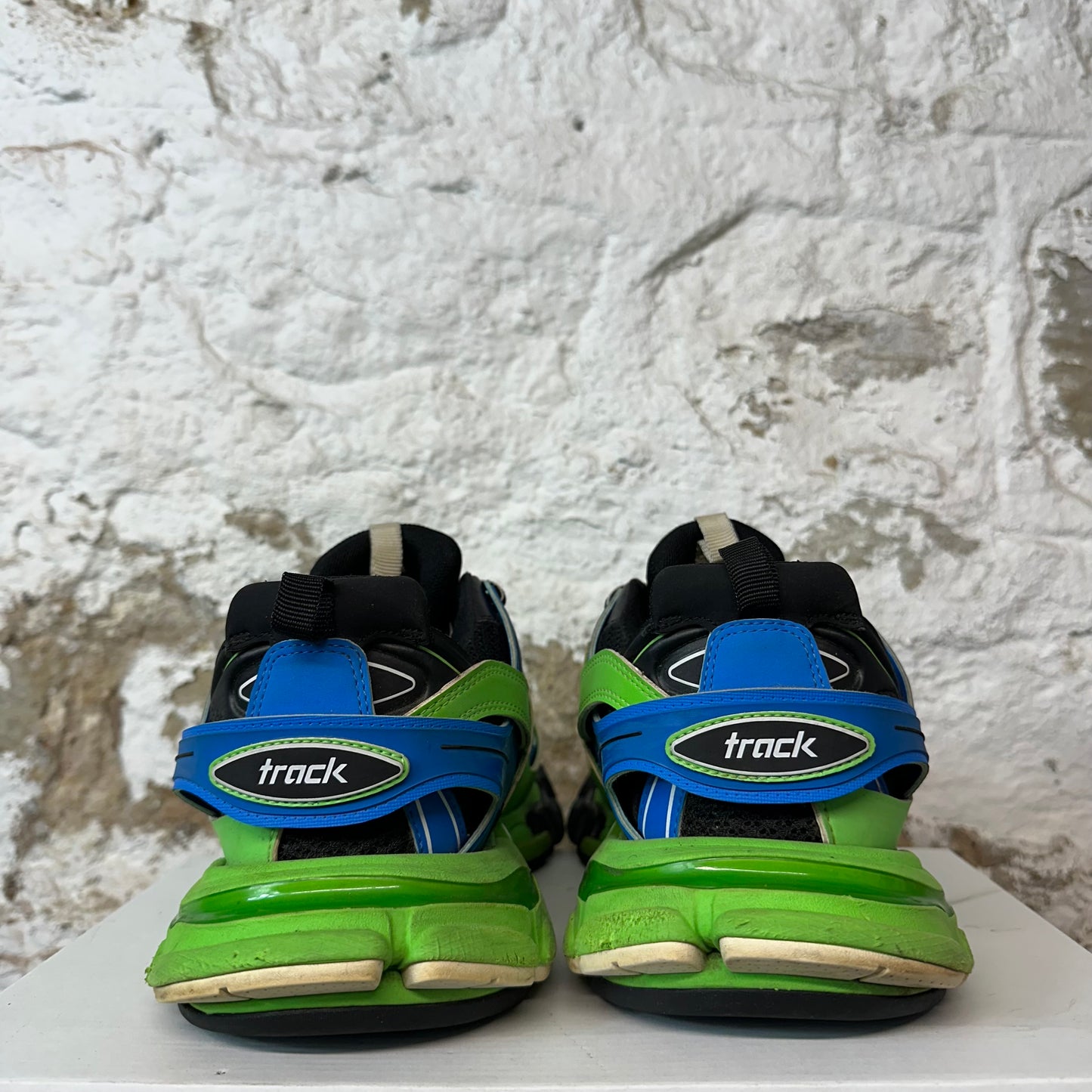 Balenciaga Track Runner Green Blue Black Sz 10 (43) No Box