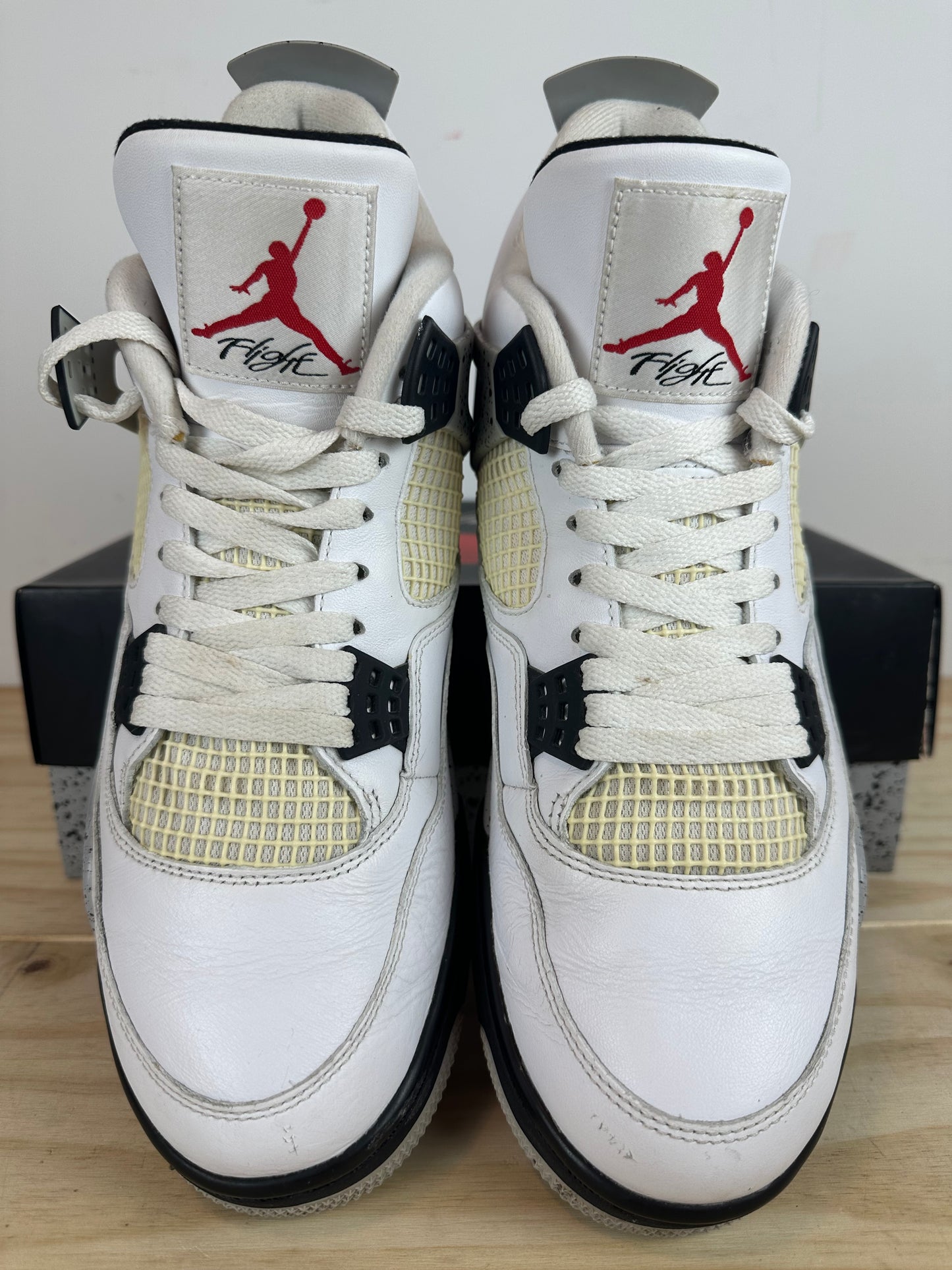 Air Jordan 4 White Cement Sz 12