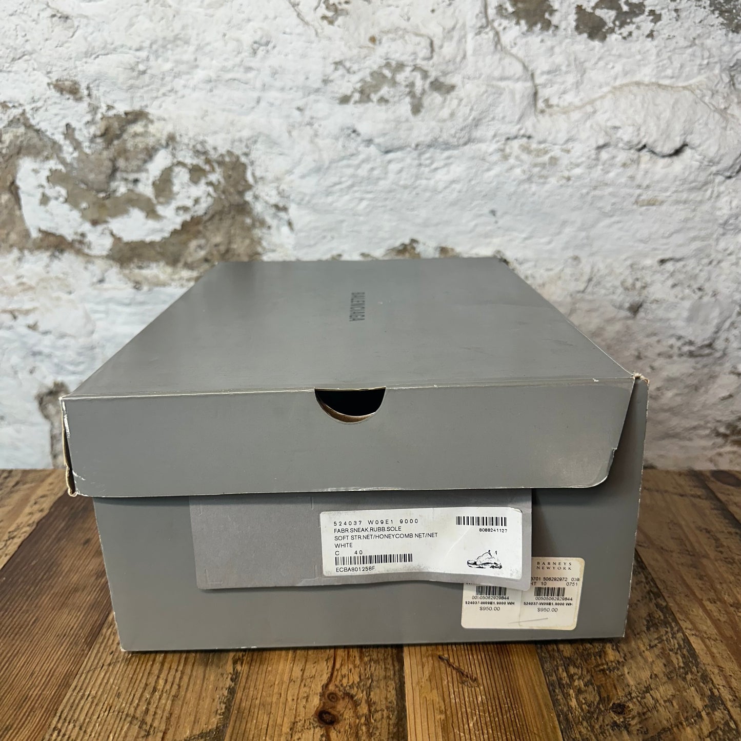 Balenciaga Triple S White Black Red Sz 7 (40)