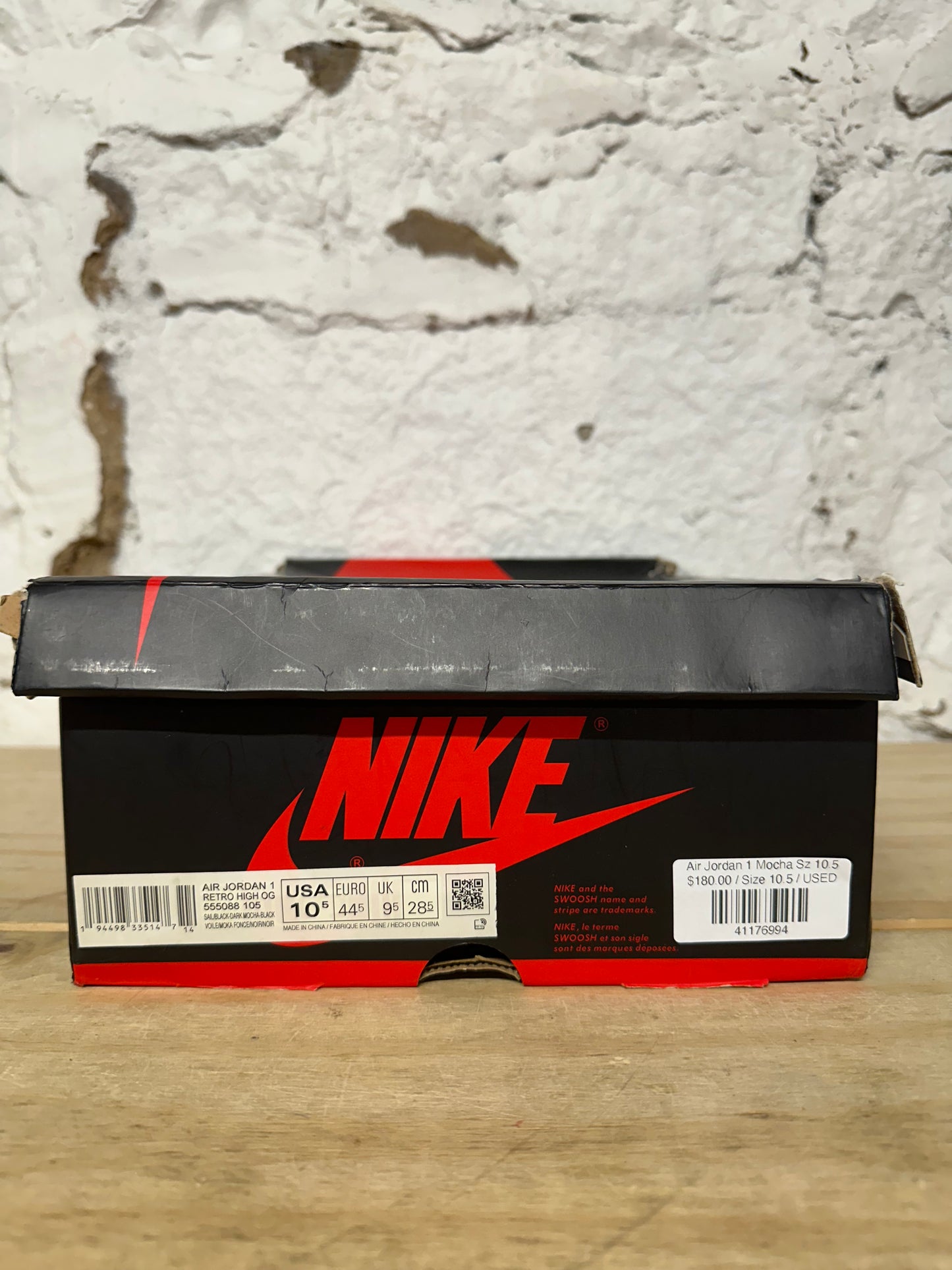 Air Jordan 1 High Dark Mocha Sz 10.5