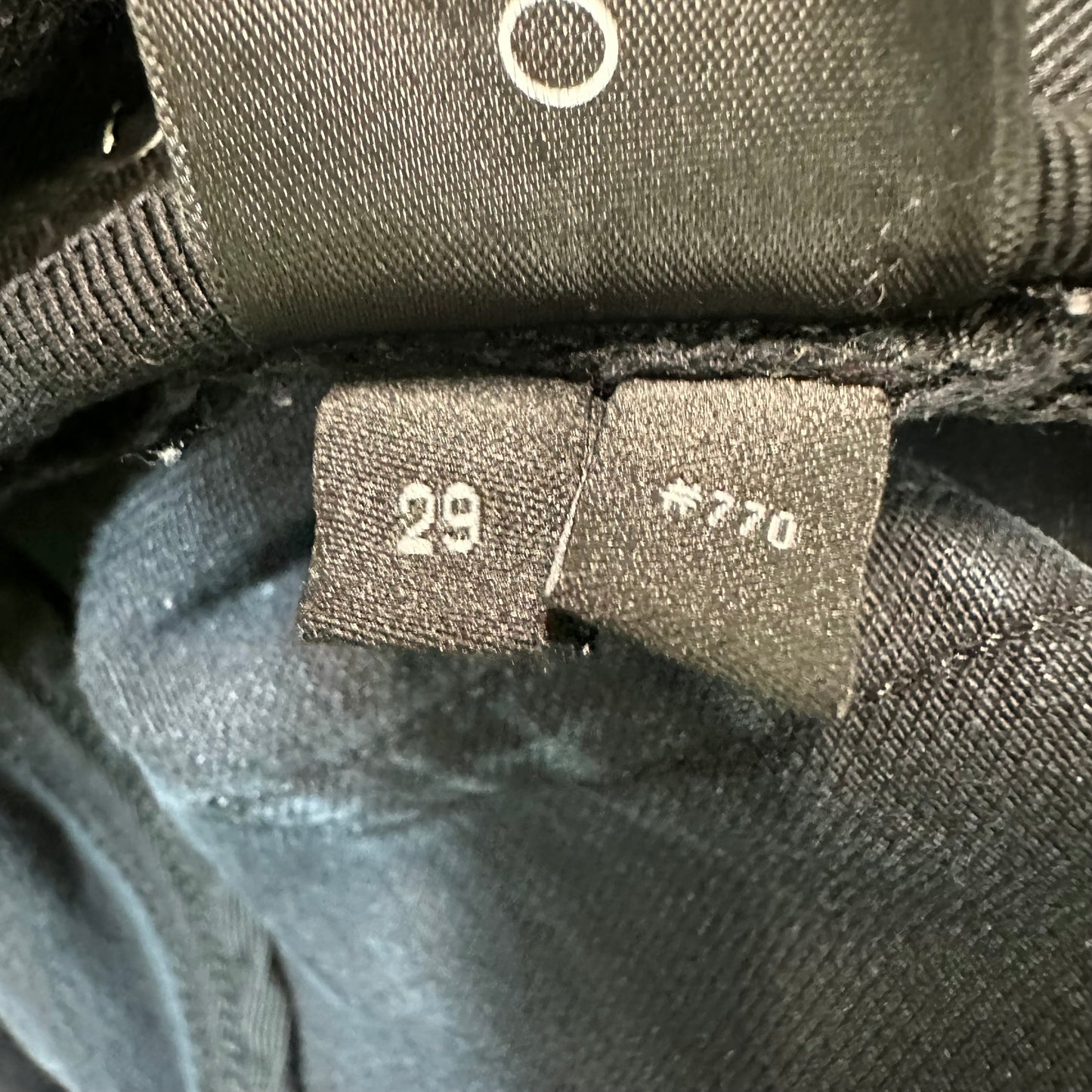 Amiri MX2 White Patch Black Denim Jeans Sz 29