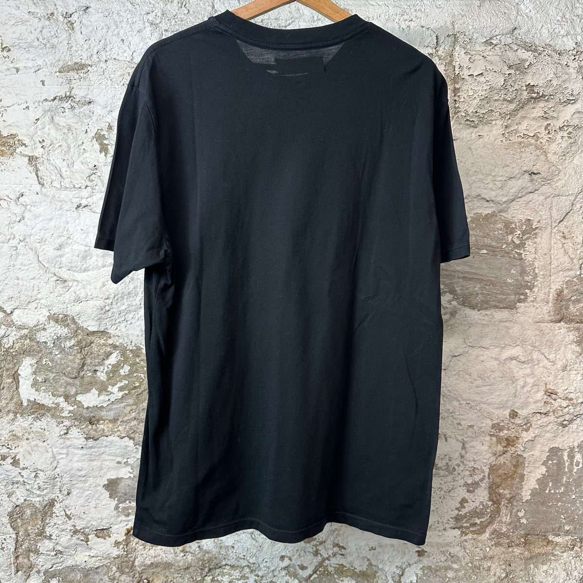 Amiri Cracked Collegiate Spell Black T-Shirt Sz S