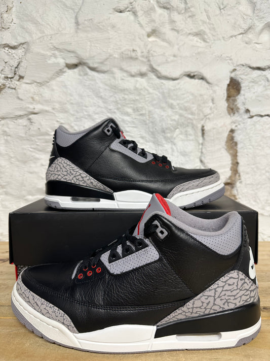 Air Jordan 3 Black Cement Sz 10