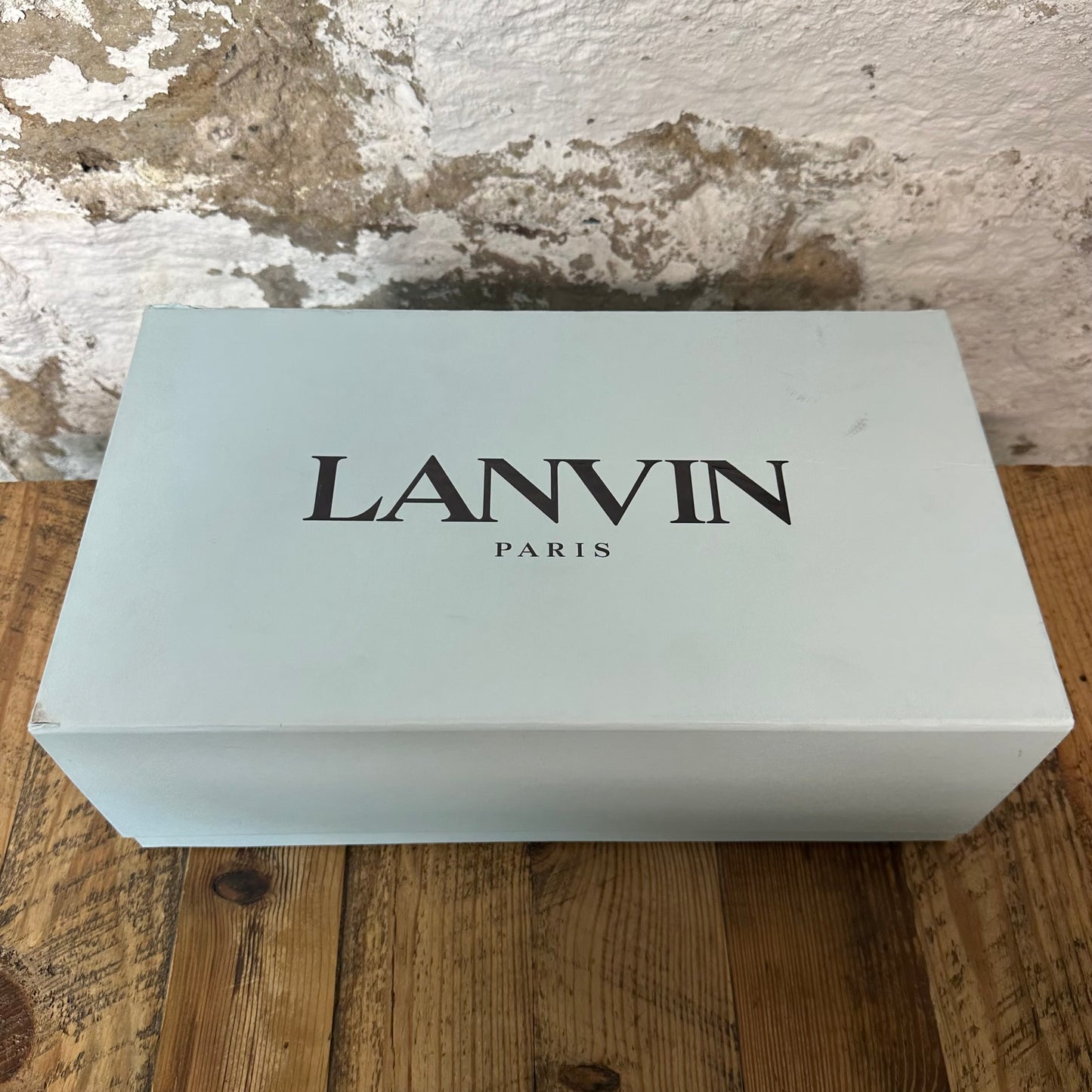 Lanvin Textured Brown Leather Sneaker Sz 11 (44)