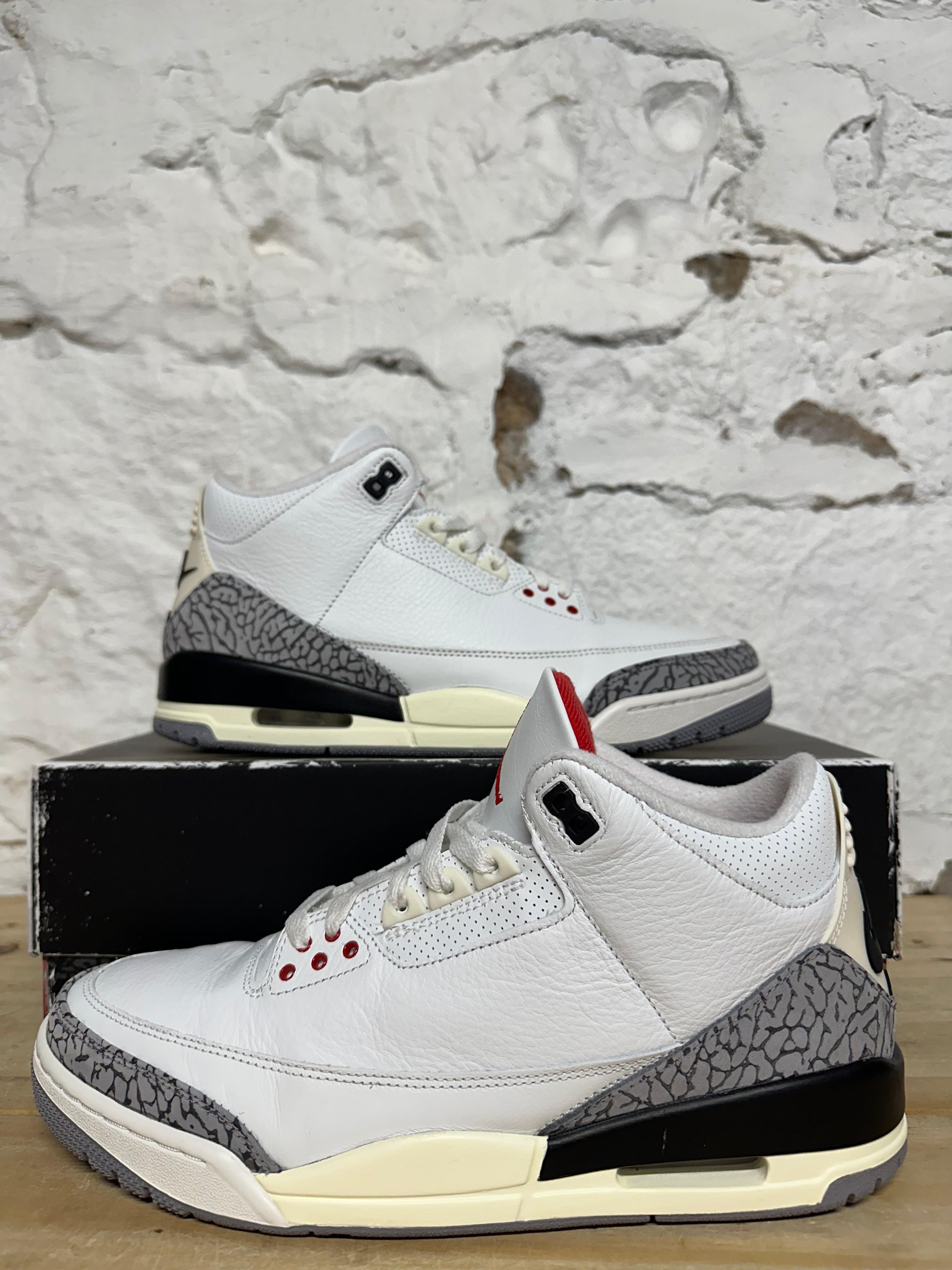 Air Jordan 3 White Cement Reimagined Sz 11