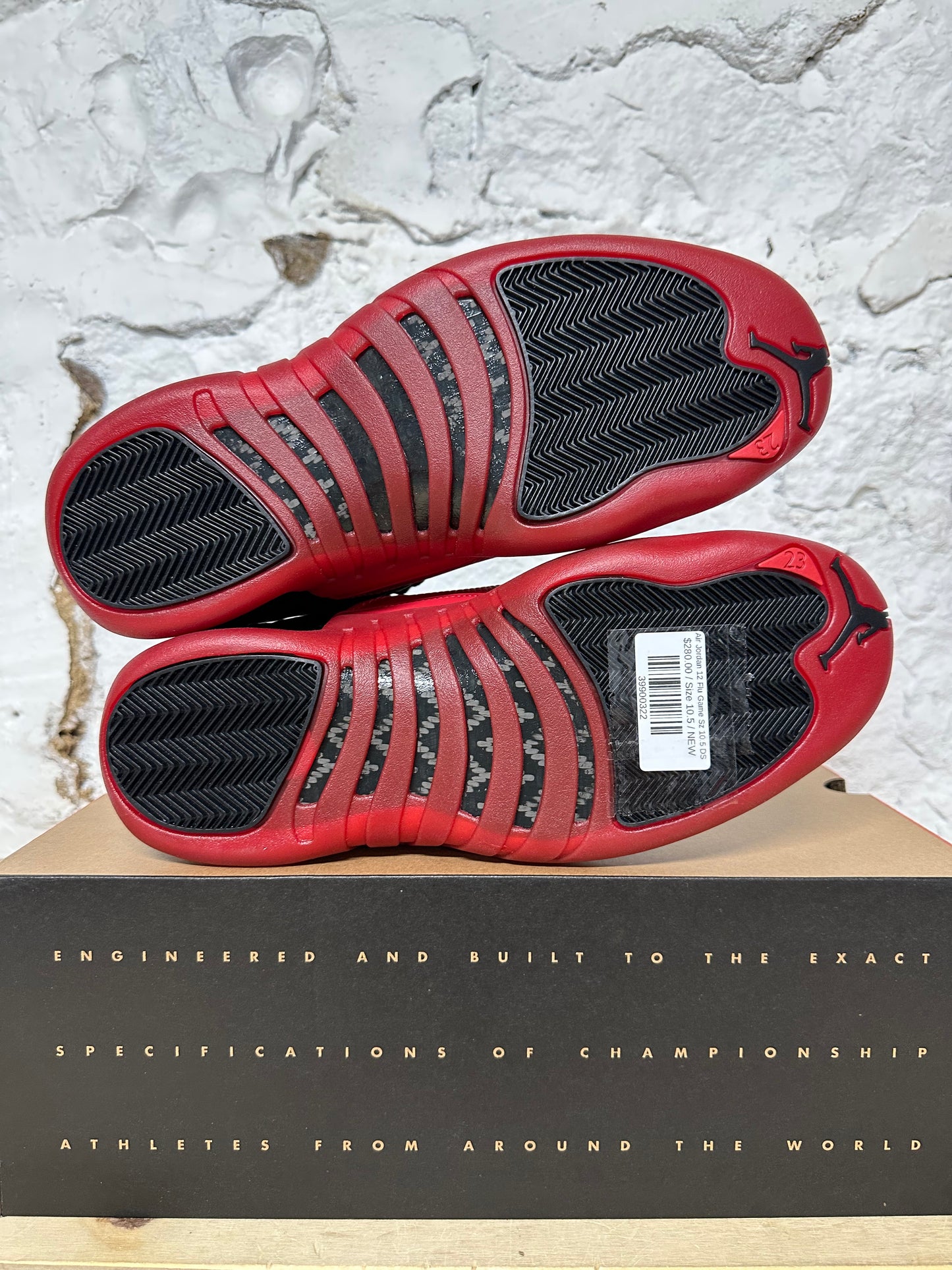 Air Jordan 12 Flu Game Sz 10.5 DS