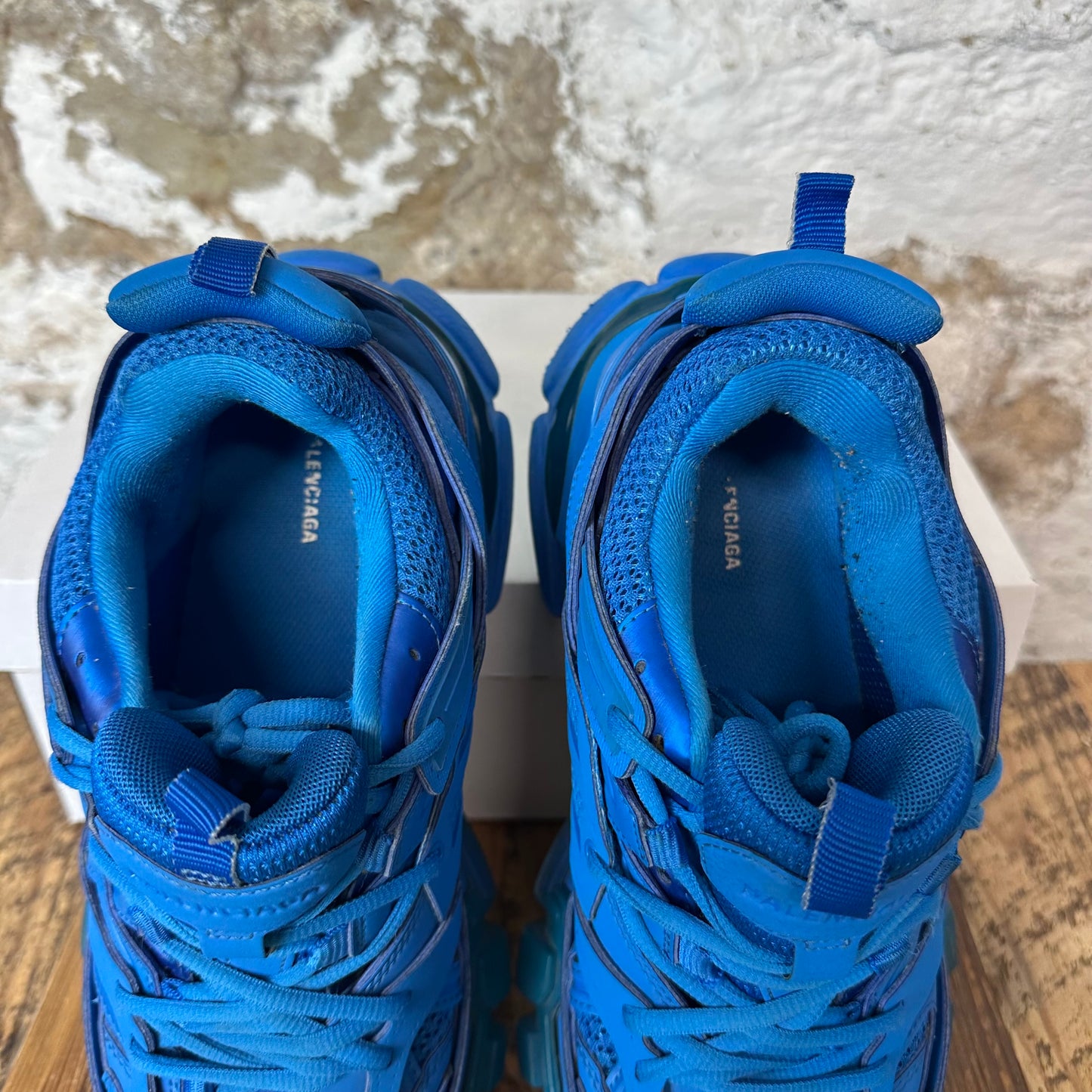 Balenciaga Track Runner Triple Blue Sneaker Sz 7 (40)