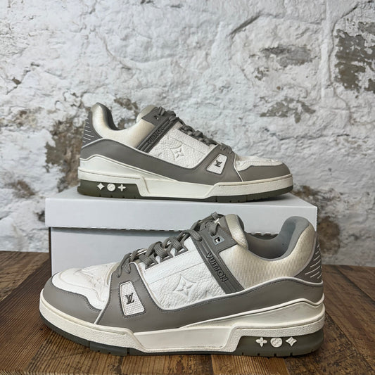 Louis Vuitton Gray White Trainer Sz 11.5 (10LV) No Box