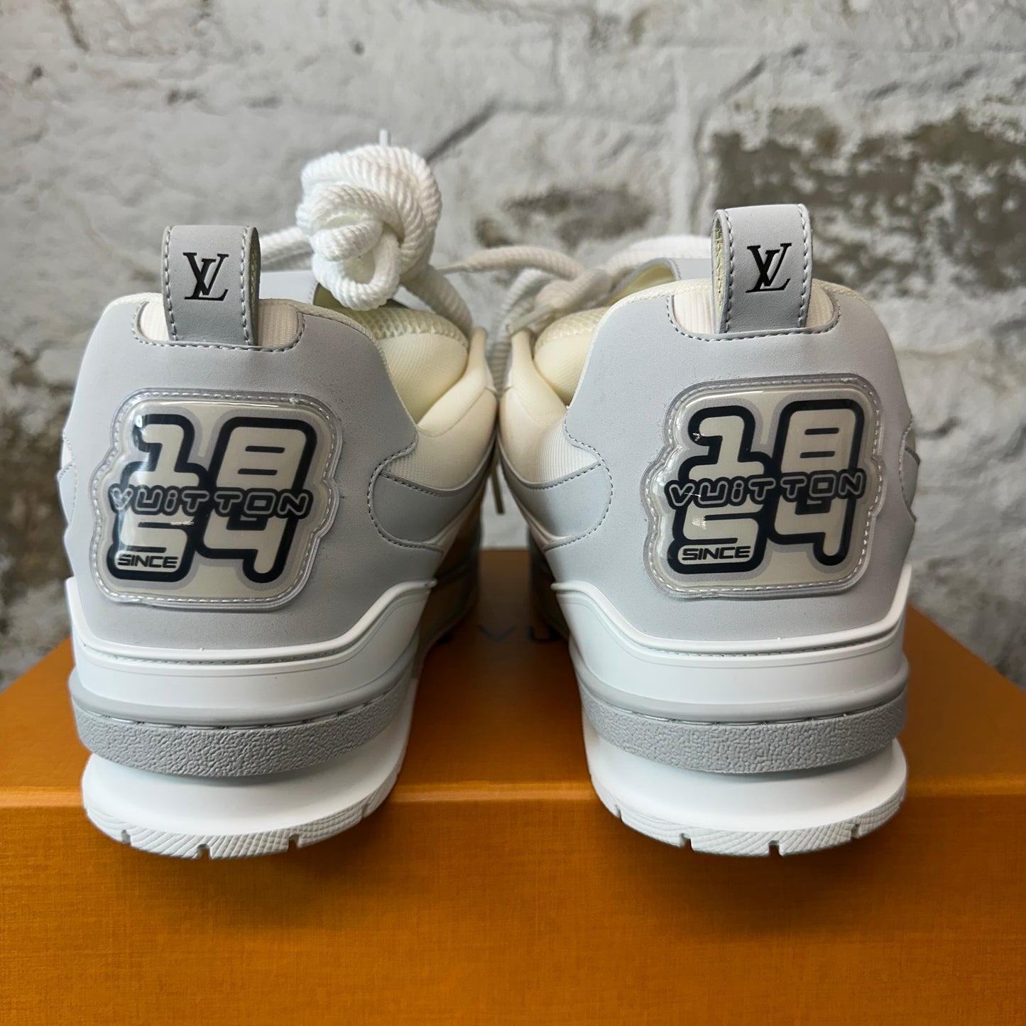 Louis Vuitton Grey White Skate Sneaker Sz 13 (11.5LV)