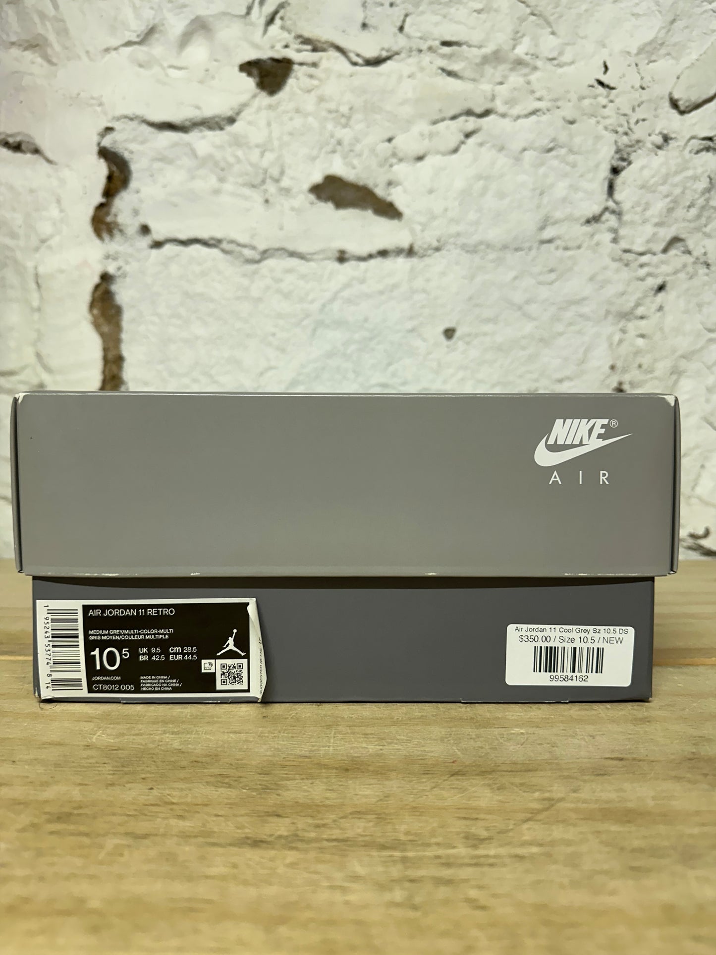 Air Jordan 11 Cool Grey Sz 10.5 DS