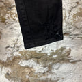 Amiri White Stripe Black Denim Jeans Sz 31