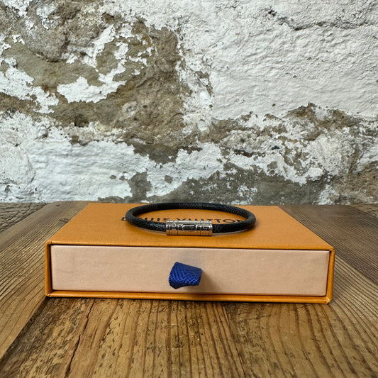 Louis Vuitton Graphite Keep It Bracelet W/ Box