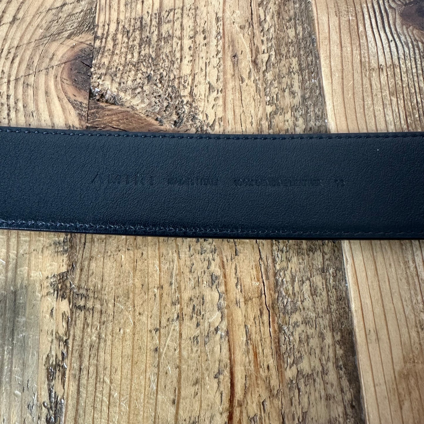 Amiri Brown Leather Belt Sz (95)