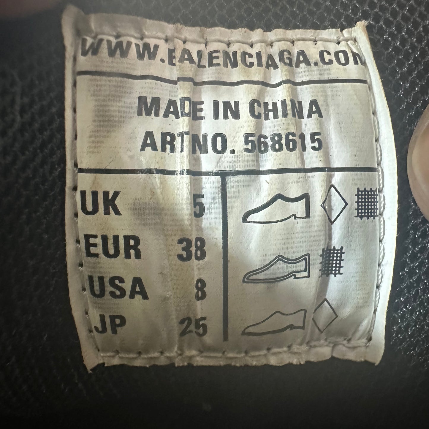 Balenciaga Track 2 Yellow Black Purple Sneaker Sz 6 (38)