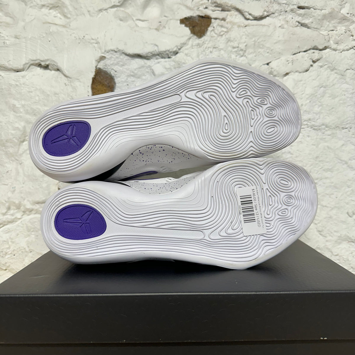 Nike Kobe 9 Elite Low Protro White Court Purple Sz 12