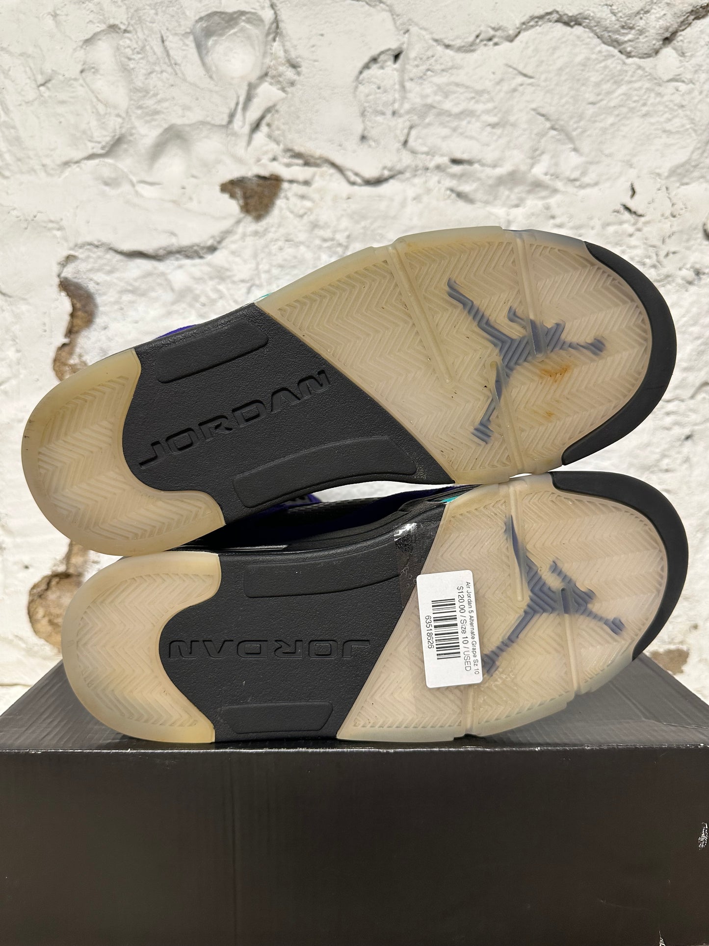 Air Jordan 5 Alternate Grape Sz 10