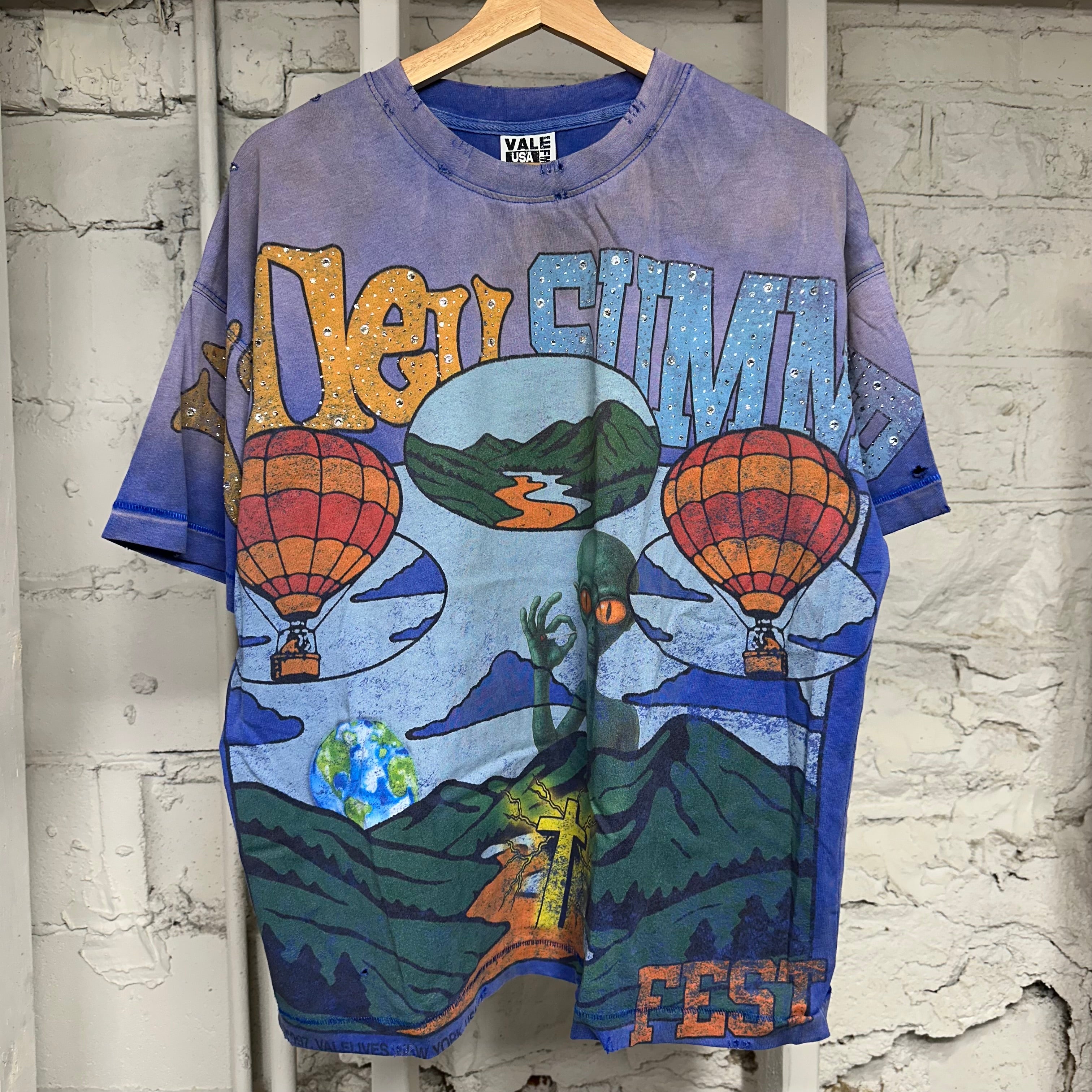 Vale Summer Slam Blue T-Shirt Sz S