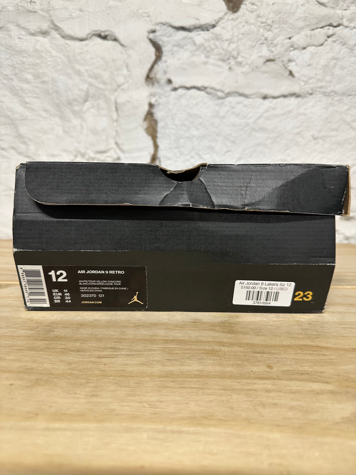 Air Jordan 9 Lakers Sz 12