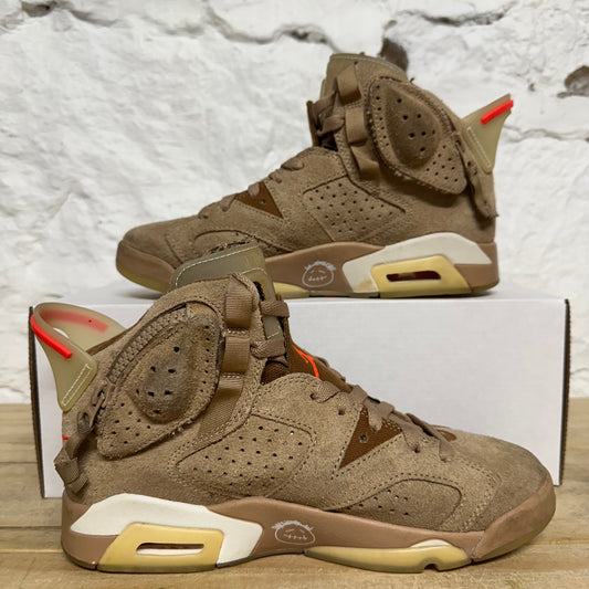 Air Jordan 6 Travis Scott British Khaki Sz 6.5
