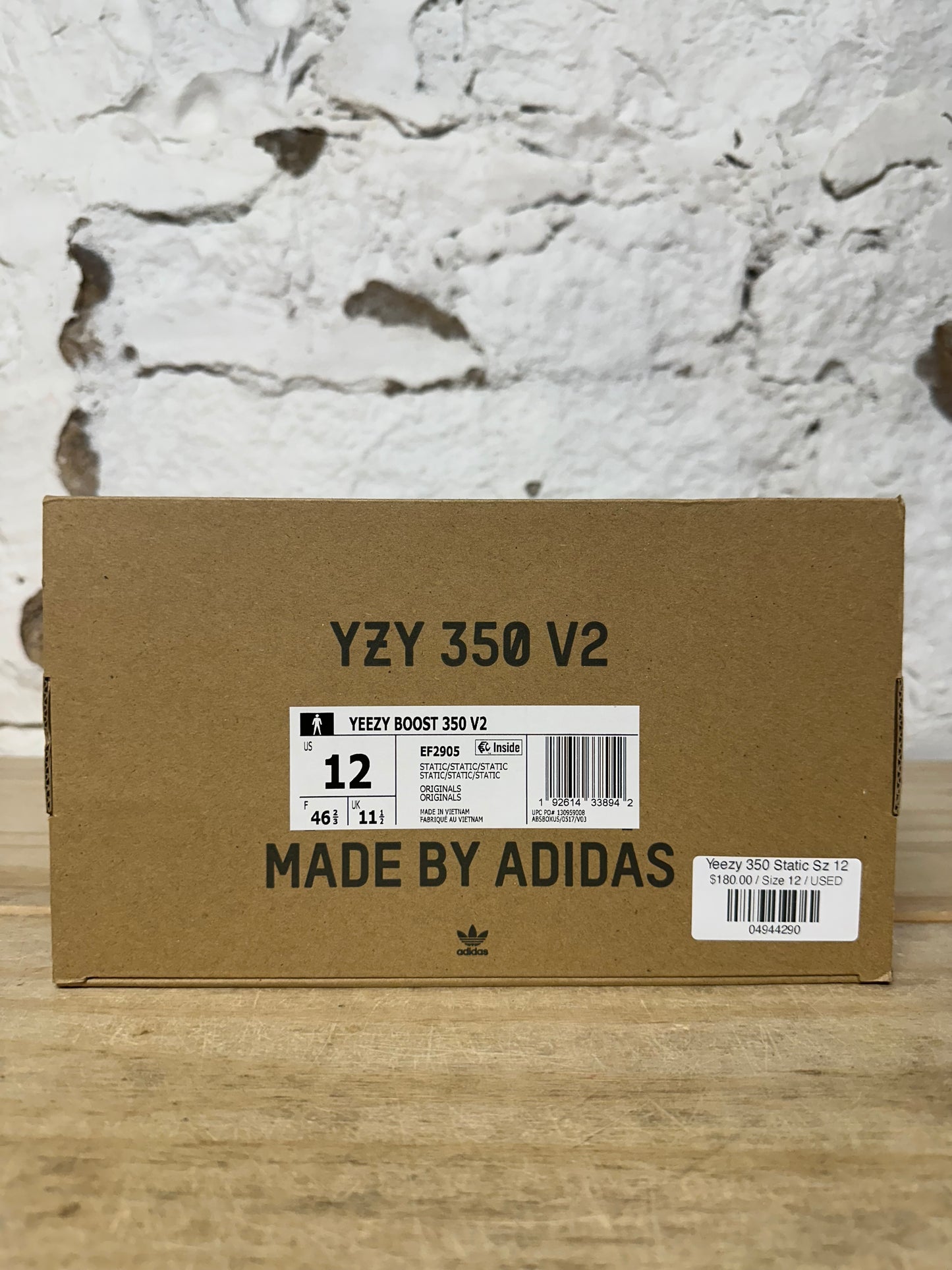 Yeezy 350 V2 Static Sz 12