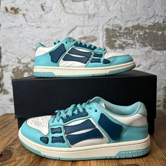 Amiri Slate Blue Skeleton Blue White Sneaker Sz 8 (41)