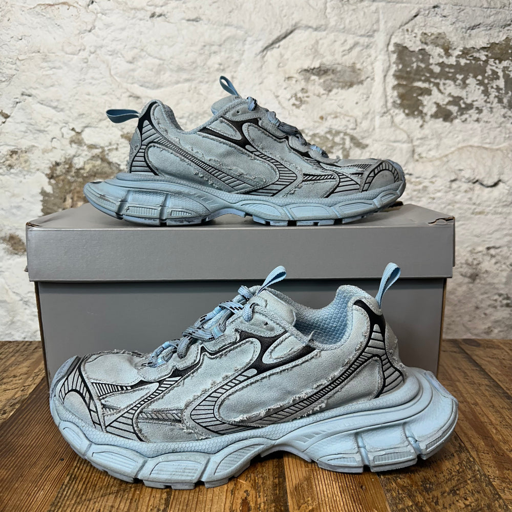 Balenciaga 3XL Runner Worn Out Blue Sneaker Sz 11 (44)