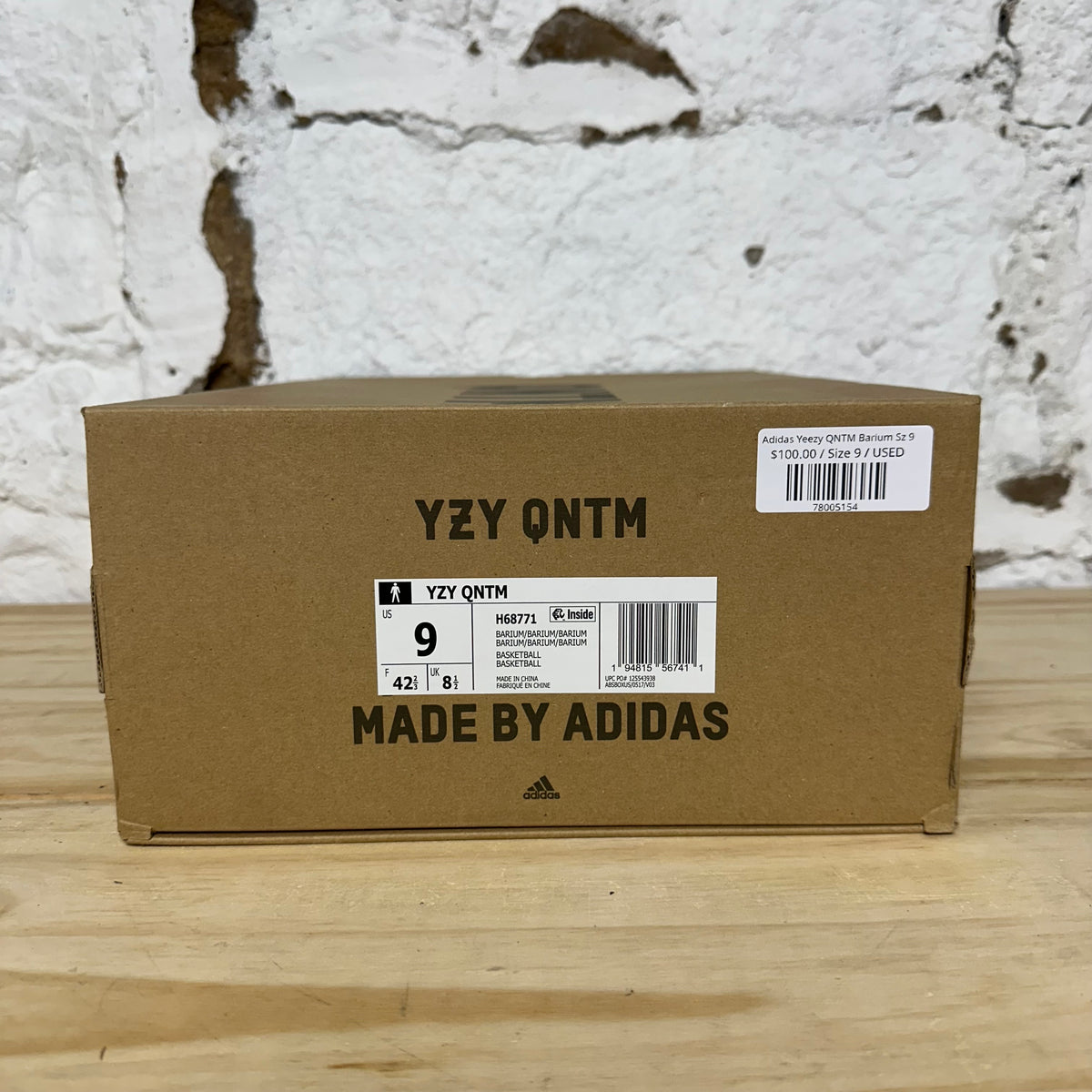 Yeezy QNTM Barium Sz 9