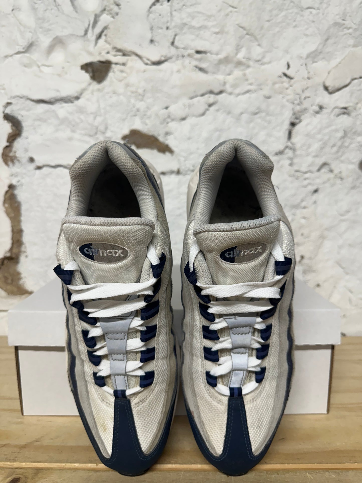 Nike Air Max 95 Navy Grey White Sz 10