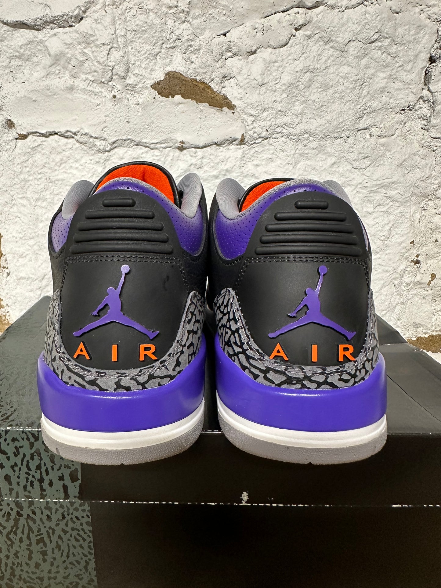 Air Jordan 3 Court Purple Sz 9.5