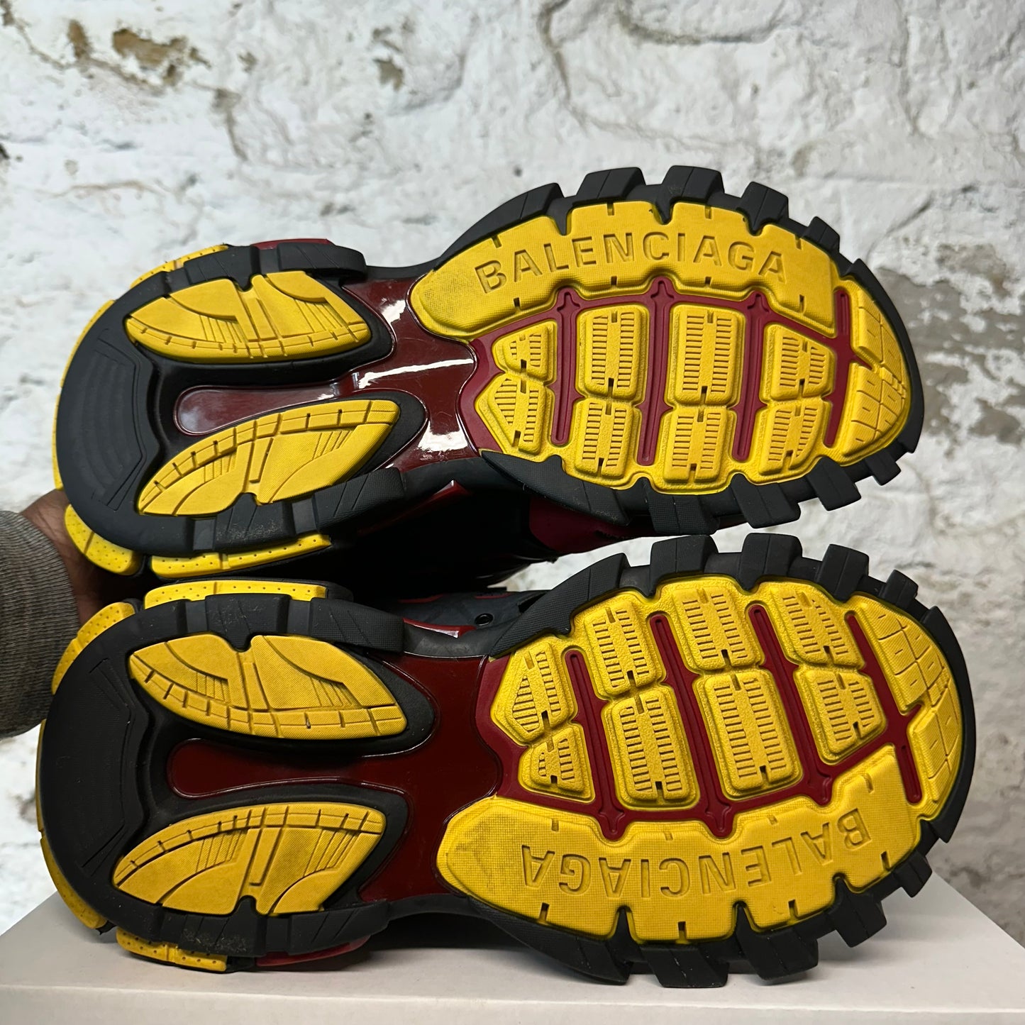 Balenciaga Track Runner Red Yellow Black Sneaker Sz 11 (44)