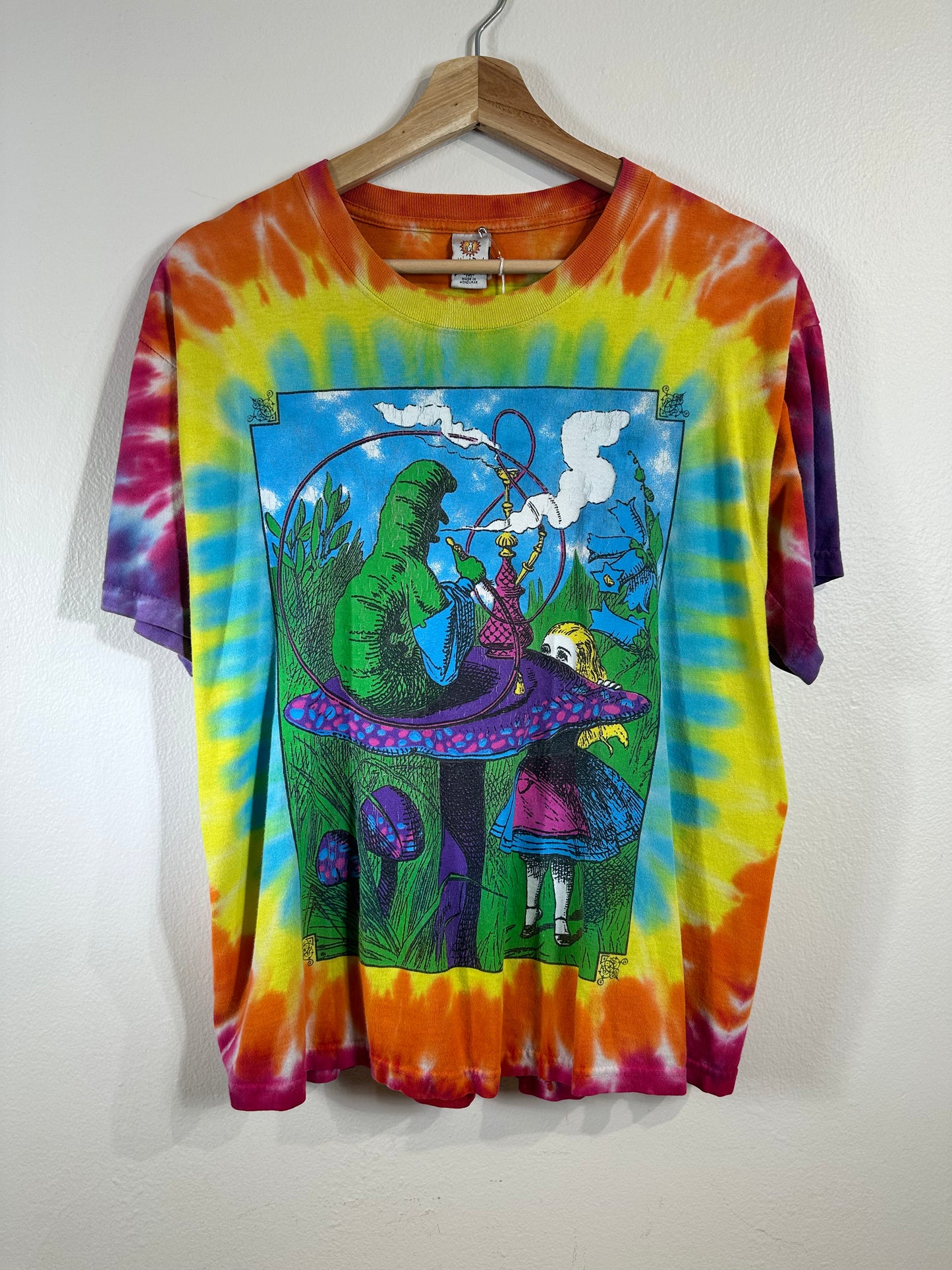 Alice In Wonderland Sundog Tie Dye T-Shirt Sz M
