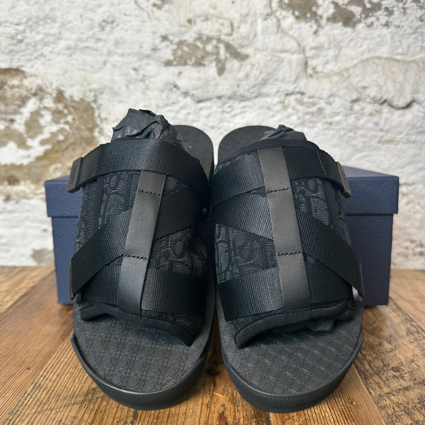 Dior Alpha Oblique Black Sandal