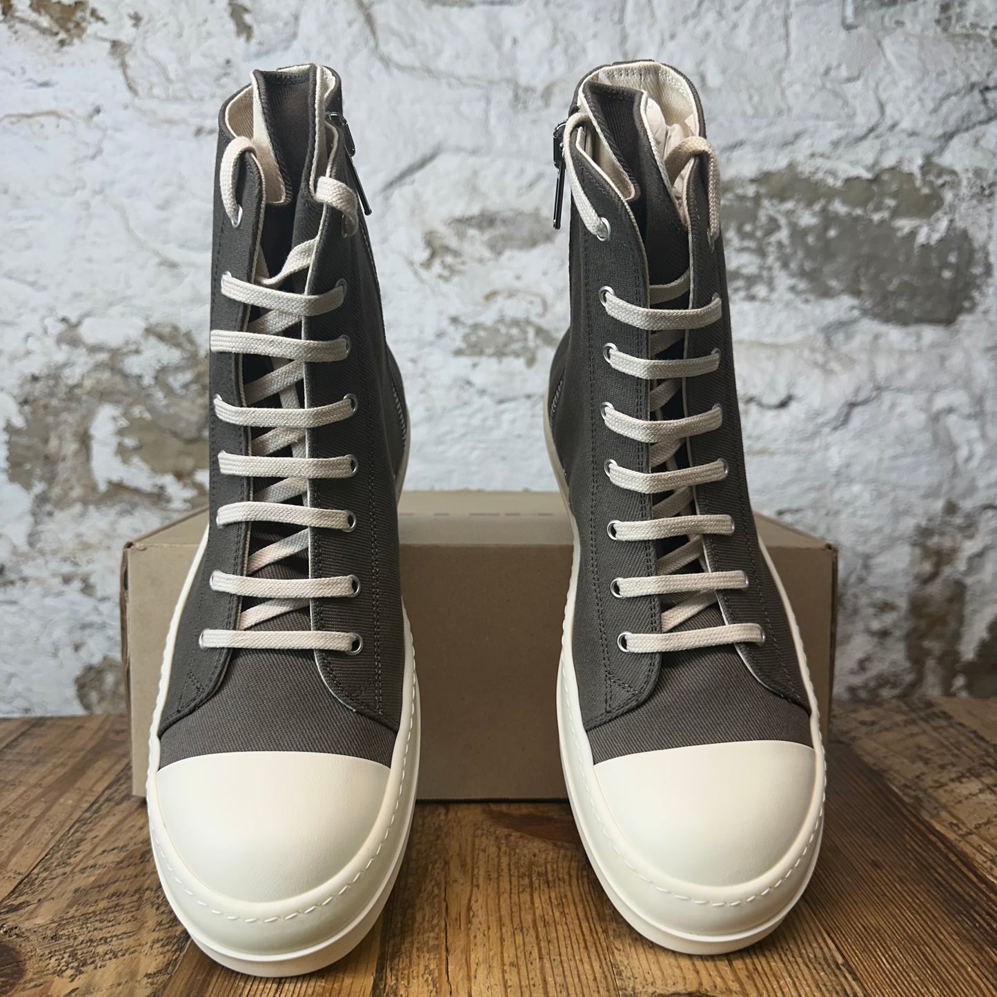 Rick Owens High Pentastitch Dust Mik Sneaker Sz 10 (43) DS