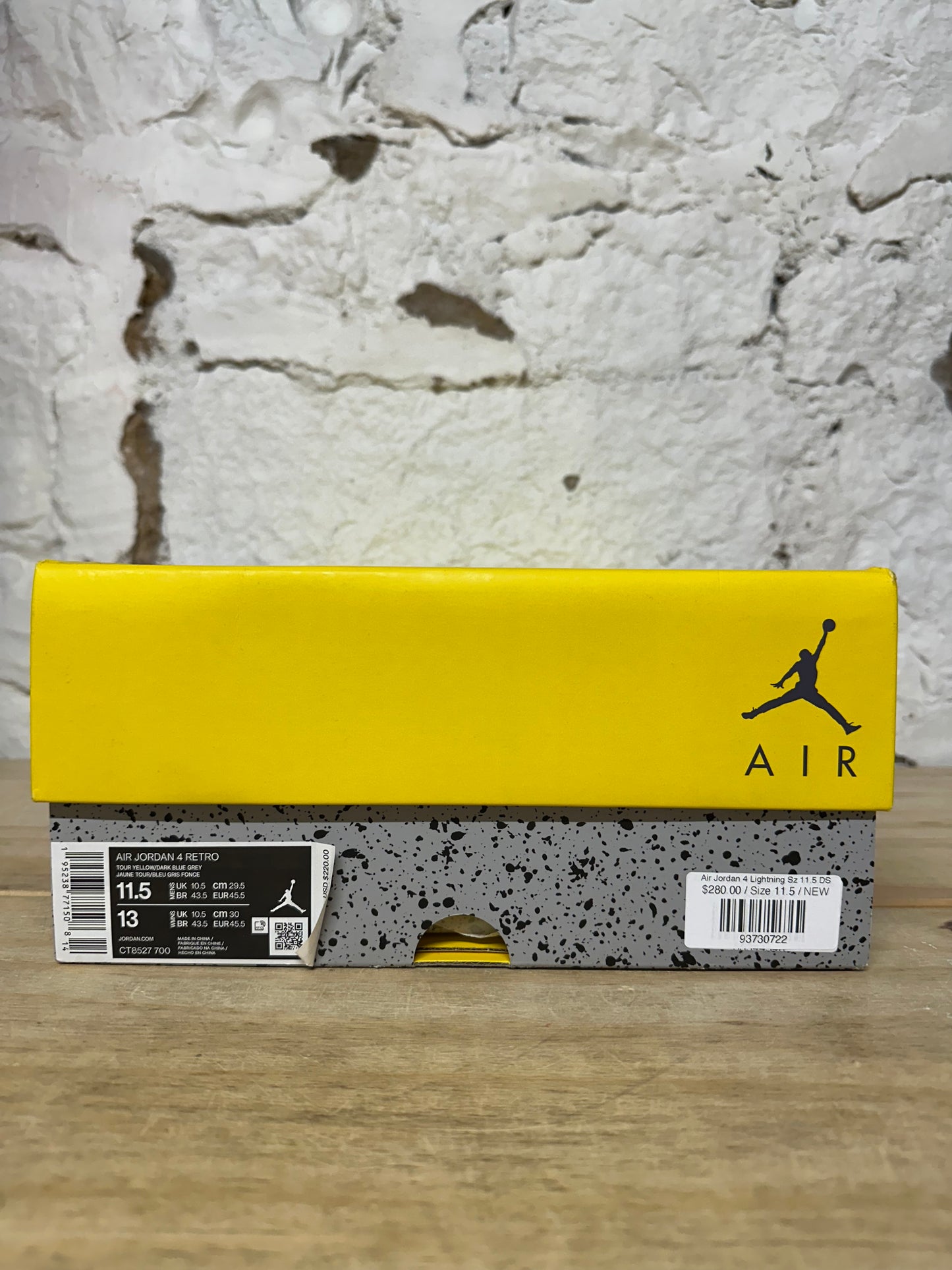 Air Jordan 4 Lightning Sz 11.5 DS