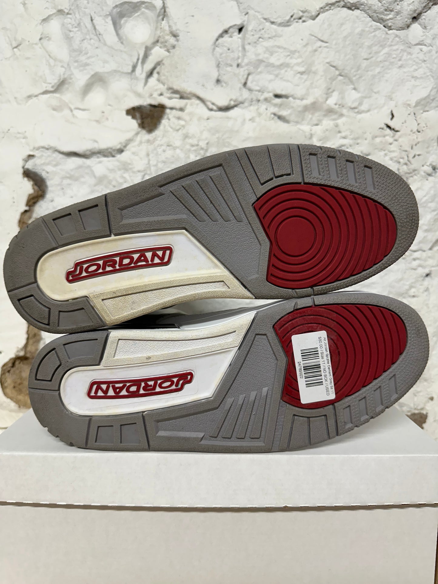 Air Jordan Spizike Cement Grey Sz 11