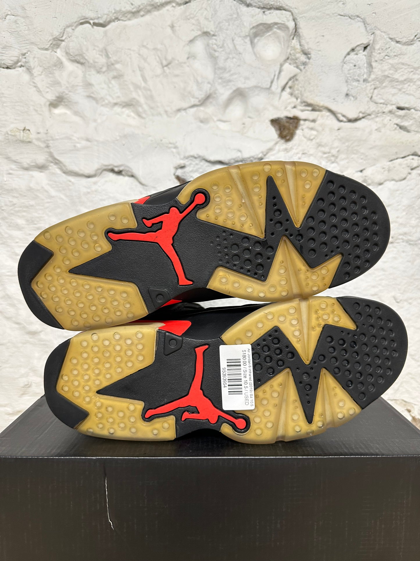 Air Jordan 6 Infrared Black (2019) Sz 10.5