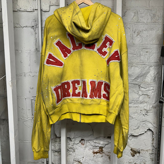 Vale Sun Cluster Zip Up Hoodie Sz S
