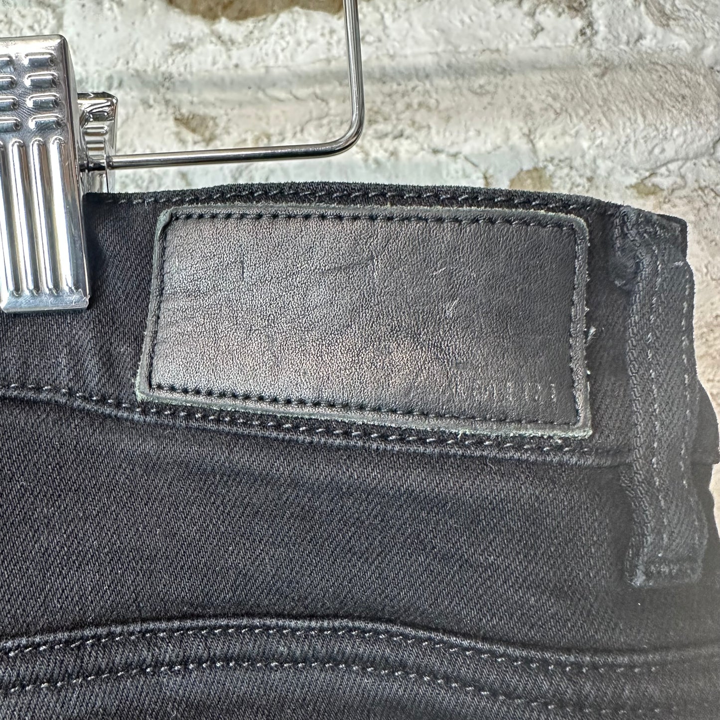 Amiri MX1 Grey Paisley Black Denim Jeans Sz 34