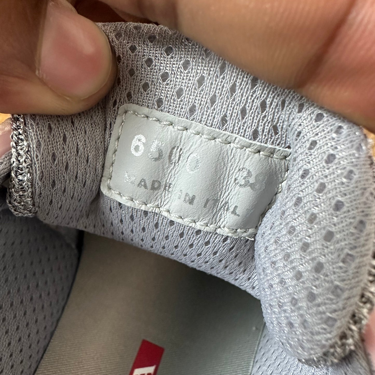 Prada Americas Cup Pink Rubber Grey Sneaker Sz 6 (38)