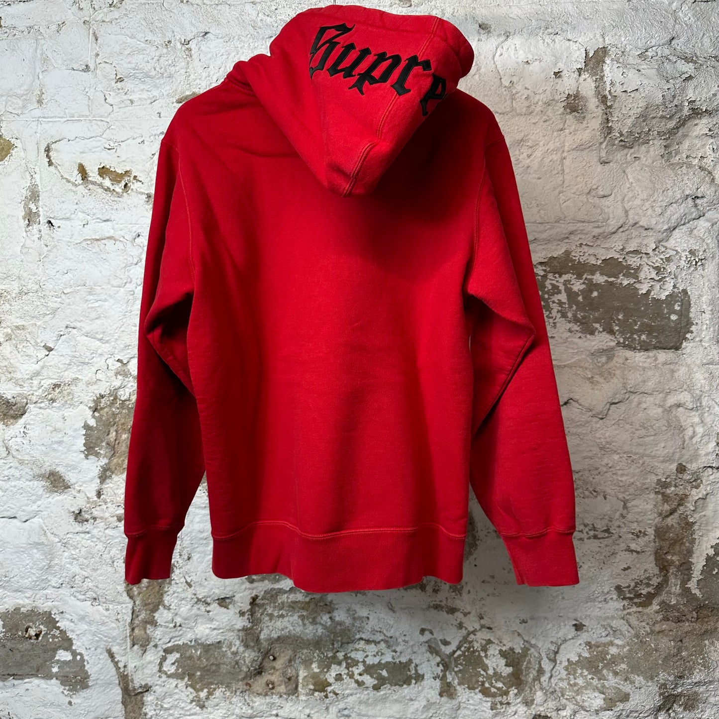Supreme Hood Spell Zip Up Hoodie Red Sz L