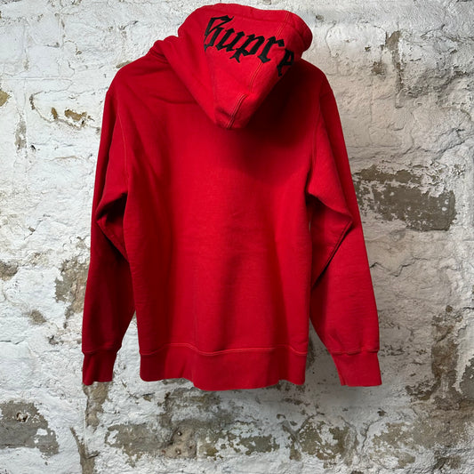 Supreme Hood Spell Zip Up Hoodie Red Sz L