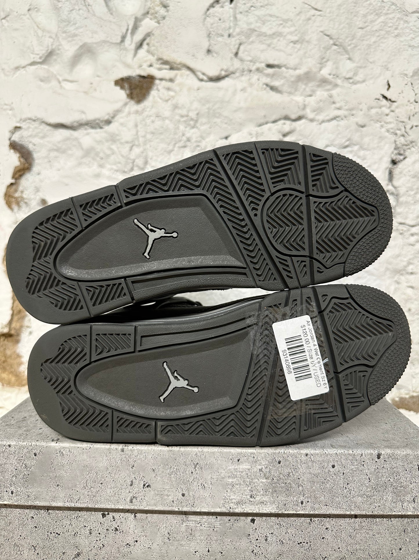 Air Jordan 4 Paris Olympics Wet Cement Sz 6Y