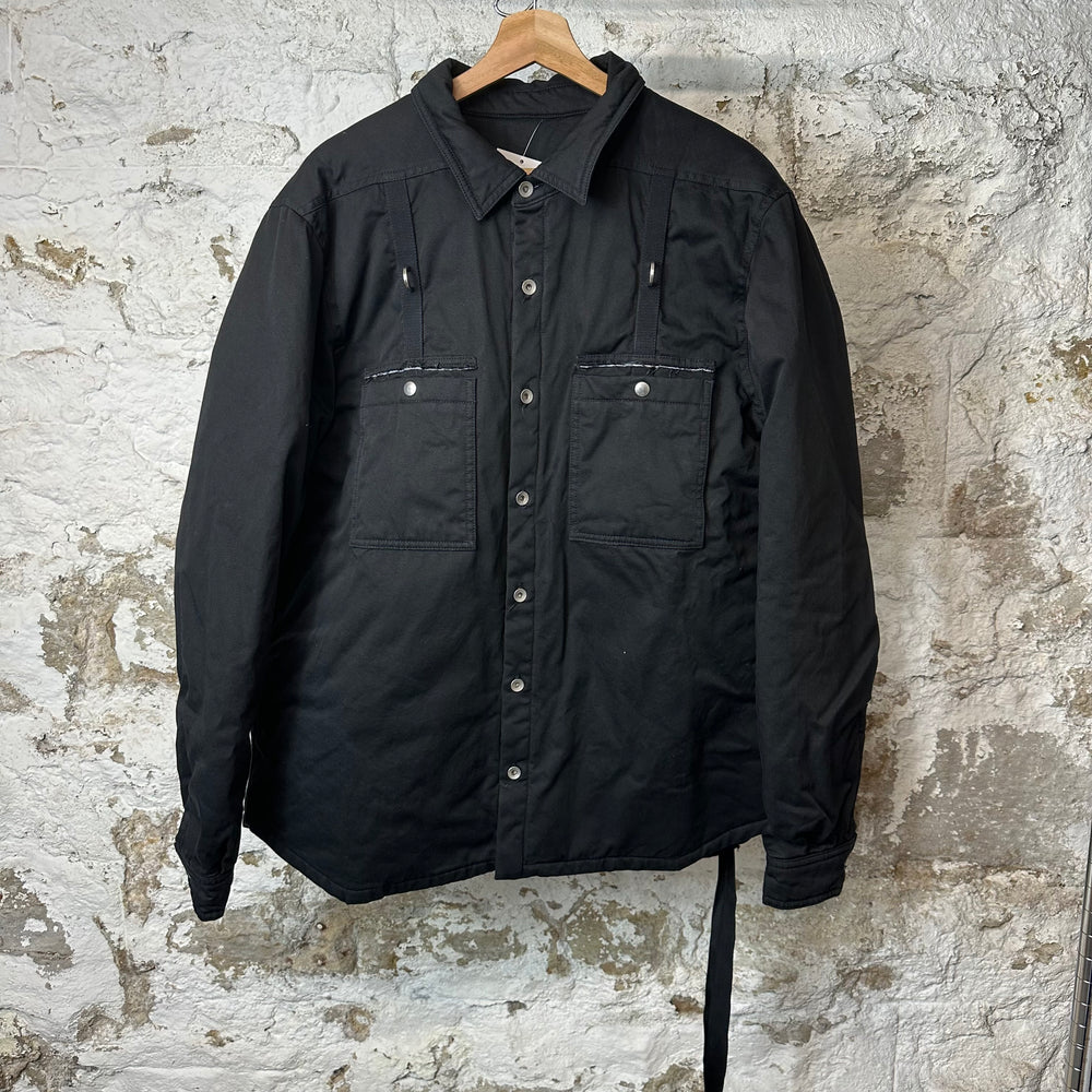 Rick Owens DRKSHDW Outershirt Jacket Black Sz XL