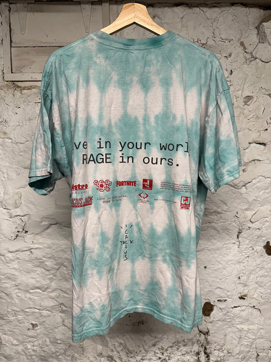 Travis Scott Fortnite Tie Dye T-Shirt Sz XL