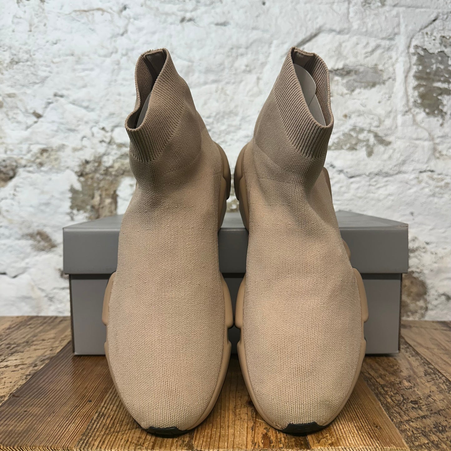 Balenciaga Sock Runner Beige Black Sneaker