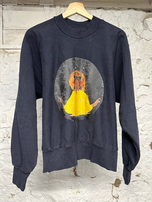 Kanye West Jesus Is King Black Sweatshirt Sz S